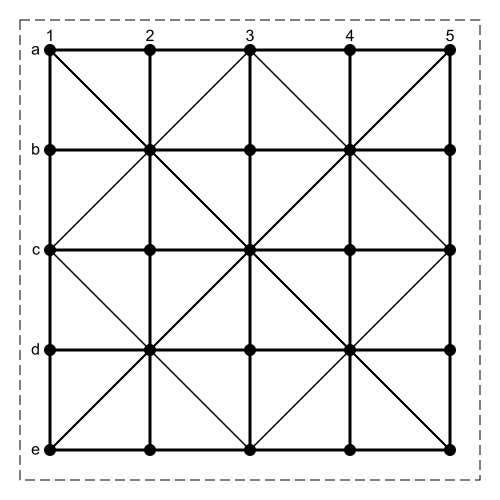 25-point Alquerque Board